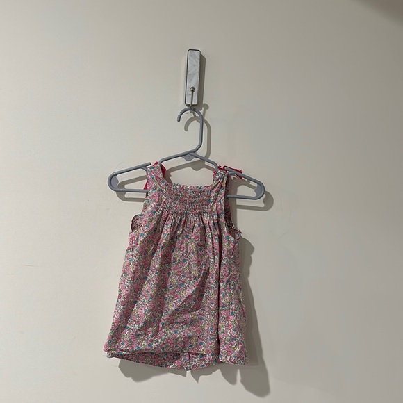 Jacadi Other - • Jacadi Paris • Girls Liberty London Floral Top Button Back Pink / White / Blue